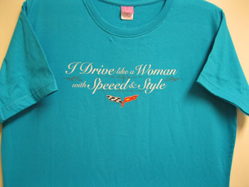 Ladies Corvette T-shirt - Speed & Style